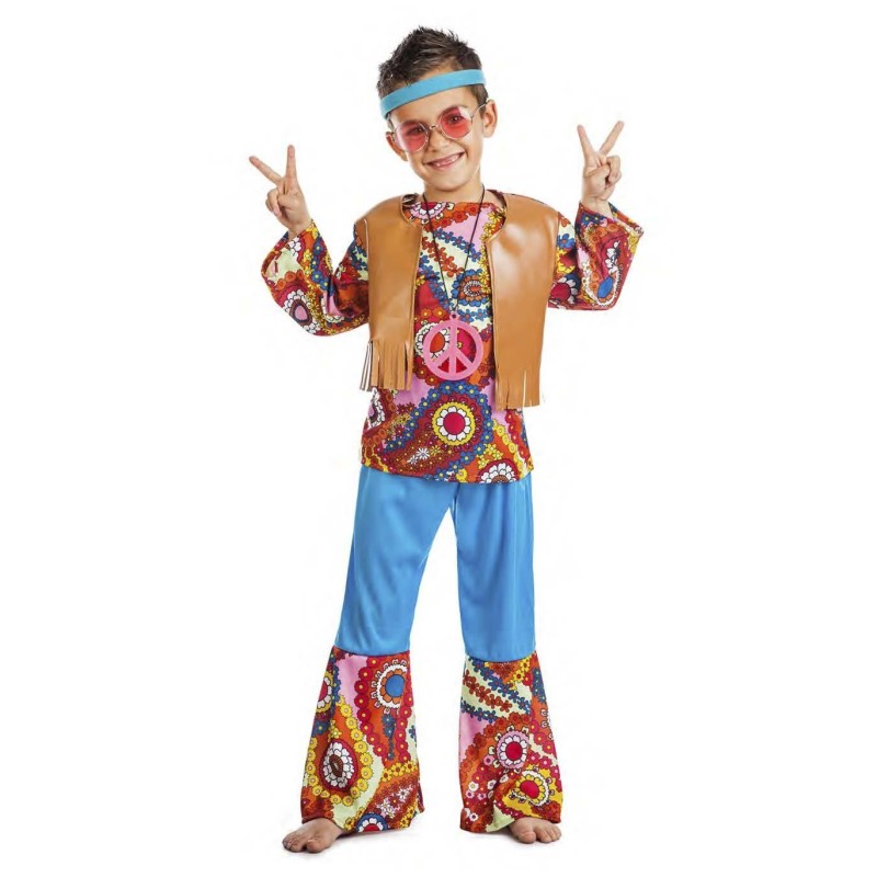 Disfraz de Hippie Chaleco para Niño