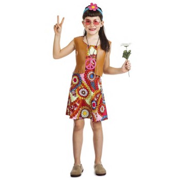 Disfraz de Hippie para Niña