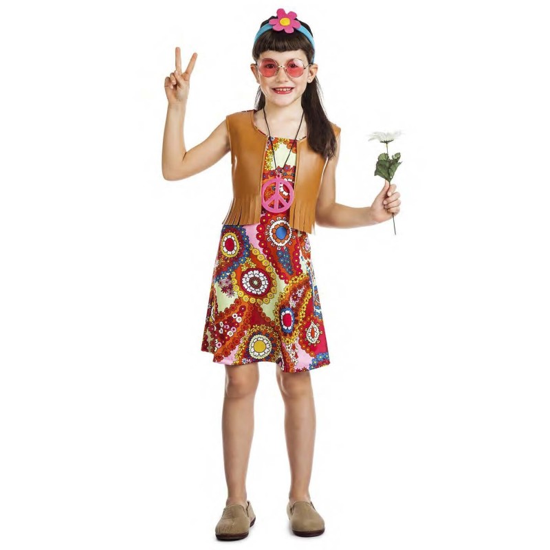 Disfraz de Hippie para Niña