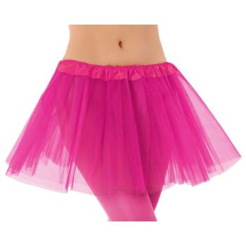 Falda tul fucsia