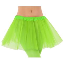 Falda tul verde fluor