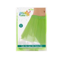 Falda tul verde fluor
