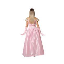 Disfraz princesa rosa mujer adulto vestido
