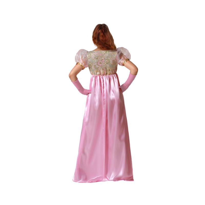 Disfraz dama inglesa vestido rosa mujer adulto
