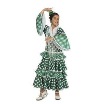 Disfraz de Flamenca Giralda  para niña-OFERTA