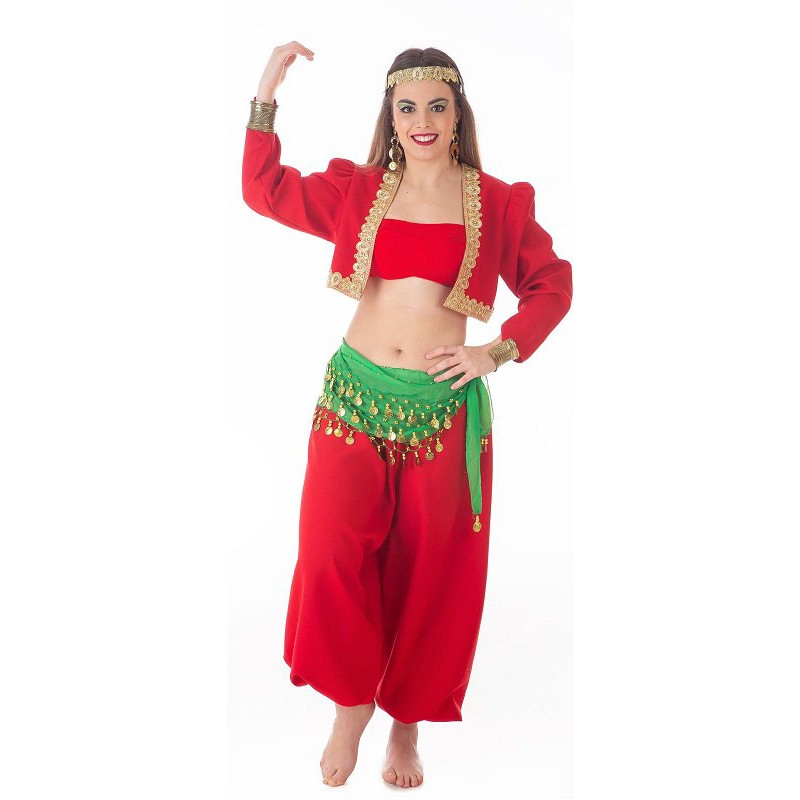 Disfraz de Bailarina Mora Roja para Mujer