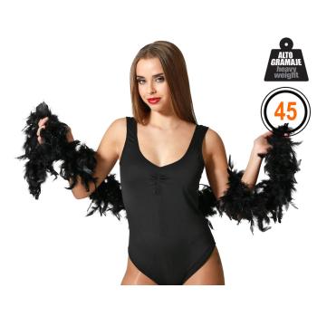 Boa de plumas negra 45 g