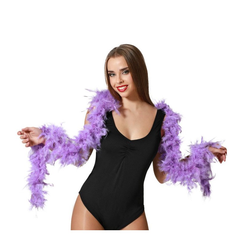 Boa de plumas morado 45 g