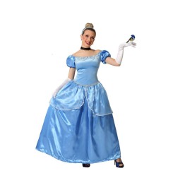 Disfraz de Princesa Azul Claro Mujer