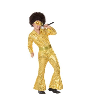 Disfraz Disco Dorado Niño