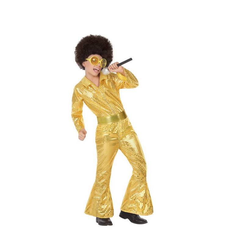 Disfraz Disco Dorado Niño