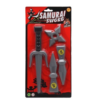 Espadas ninja cortas de juguete 34 cm para infantiles y...