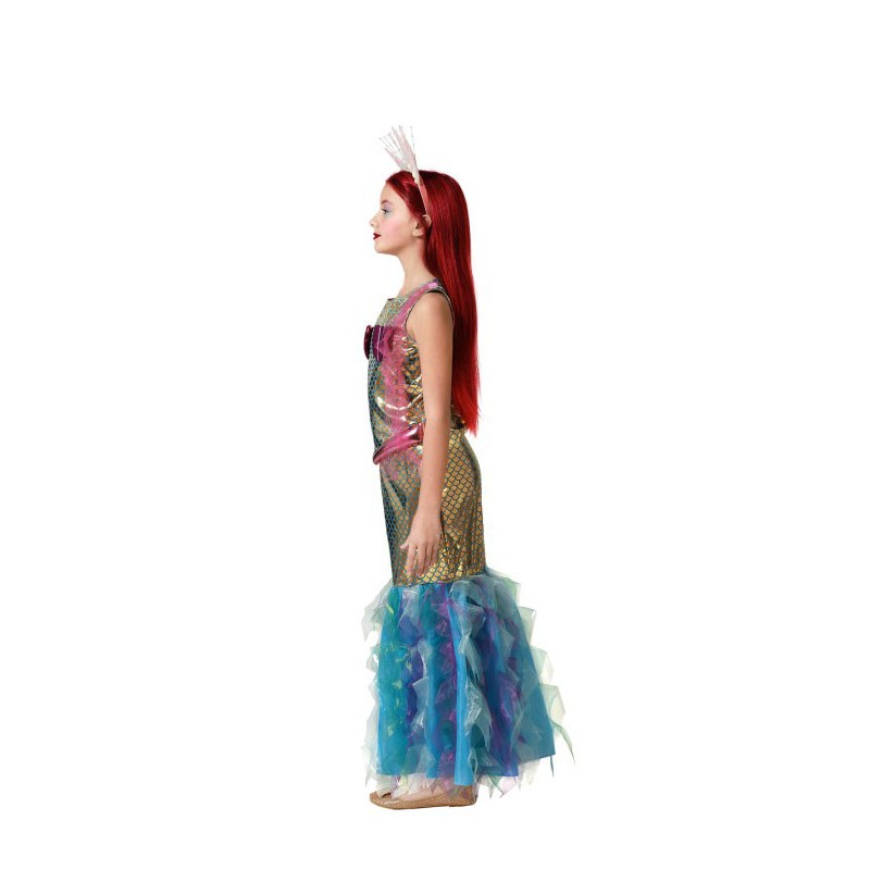 Disfraz de Sirena Vestido multicolor para Niña