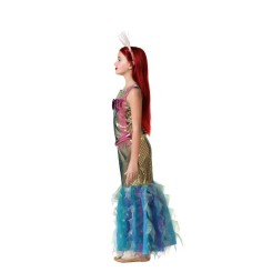 Disfraz de Sirena Vestido multicolor para Niña