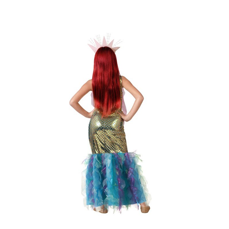 Disfraz de Sirena Vestido multicolor para Niña