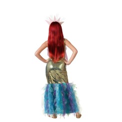 Disfraz de Sirena Vestido multicolor para Niña