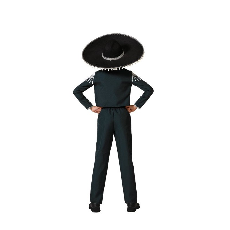 Disfraz de Mariachi Traje Negro para Niño