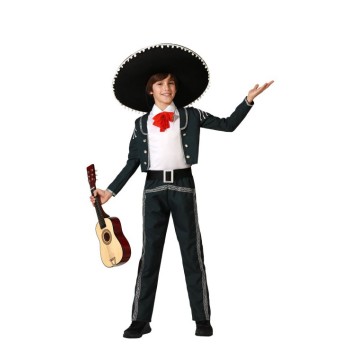 Disfraz de Mariachi Traje Negro para Niño