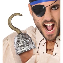 Garfio Pirata Plateado