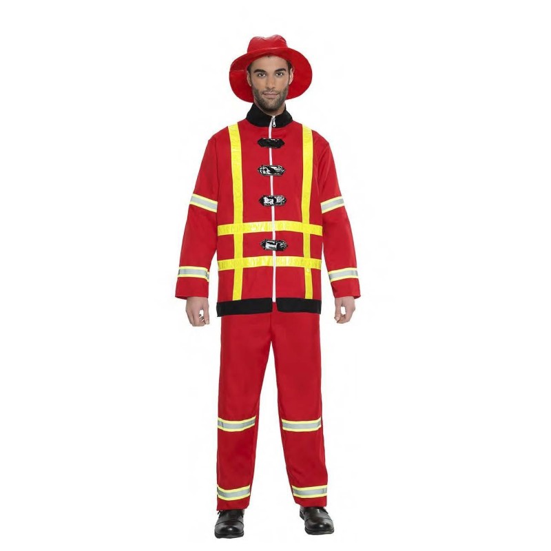 Disfraz de Bombero Llamas para hombre