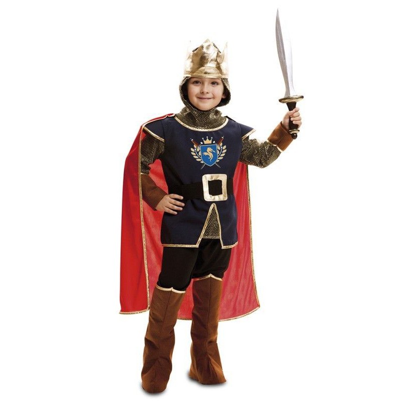 Disfraz de Caballero Medieval con capa para Niño