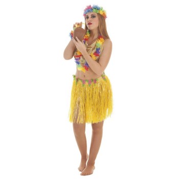 Disfraz de Hawai Party Set Mujer