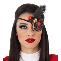 Parche Pirata Rojo de Mujer