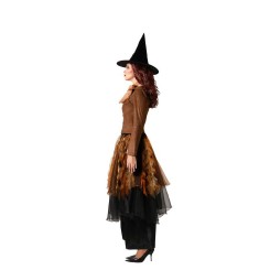 Disfraz de Bruja Marrón Vestido para Mujer