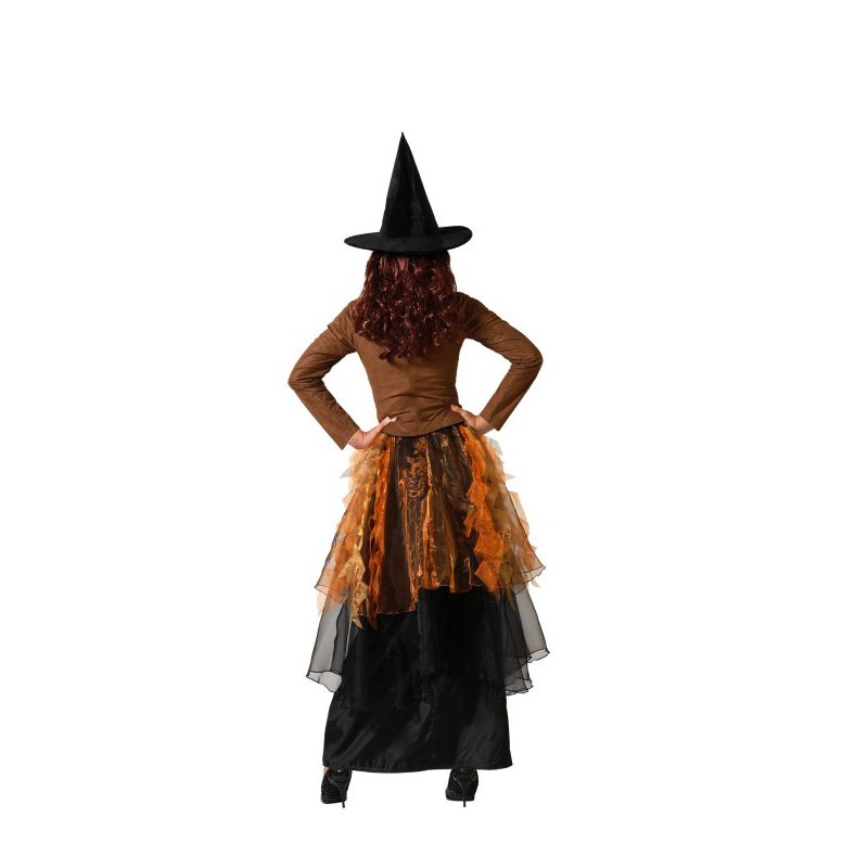 Disfraz de Bruja Marrón Vestido para Mujer