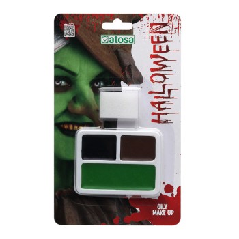 Maquillaje de Bruja Tres Colores
