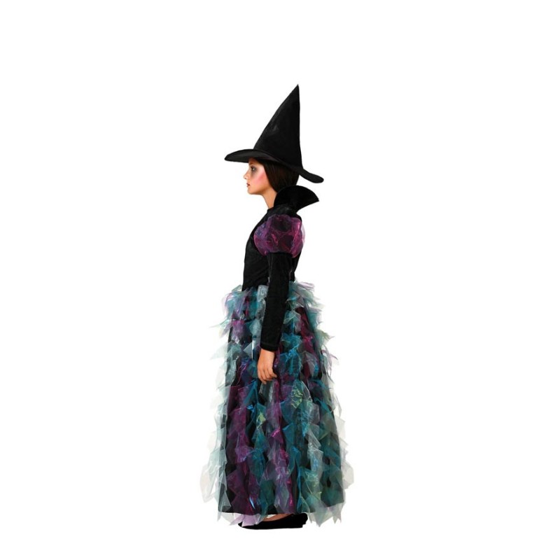 Disfraz de Bruja Vestido Verde con Sombrero...