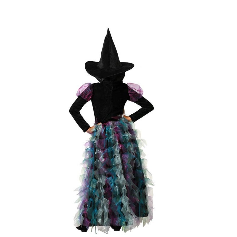 Disfraz de Bruja Vestido Verde con Sombrero...