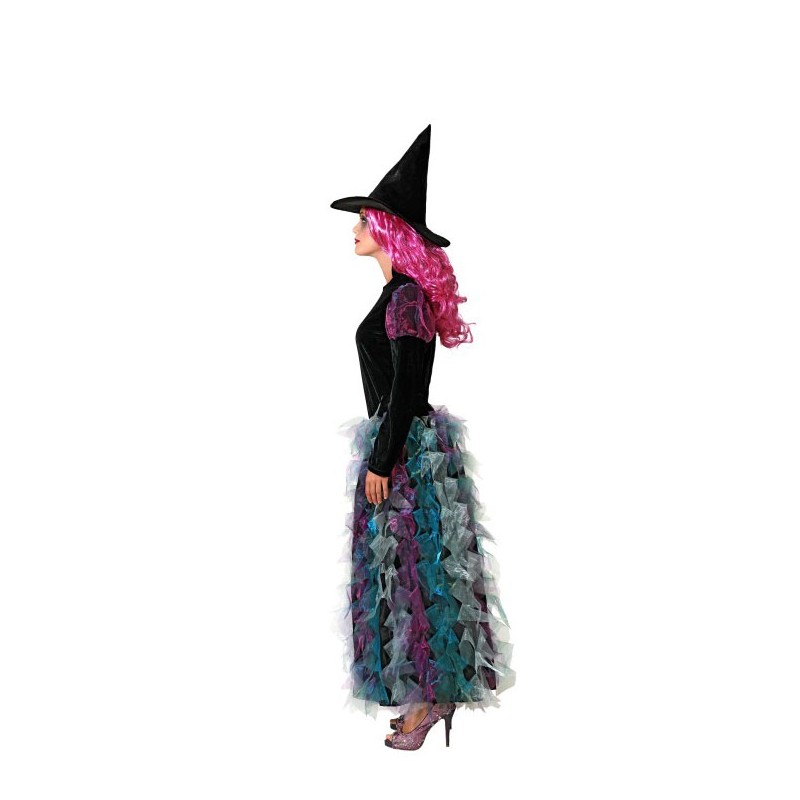 Disfraz Bruja Vestido Verde con Sombrero para...