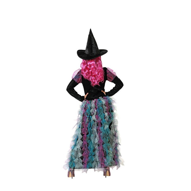 Disfraz Bruja Vestido Verde con Sombrero para...