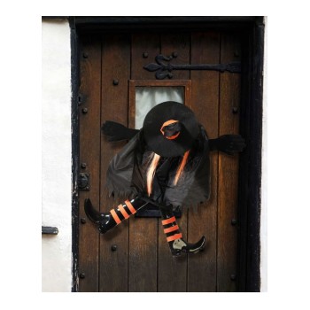 Bruja Colgante Puerta Halloween