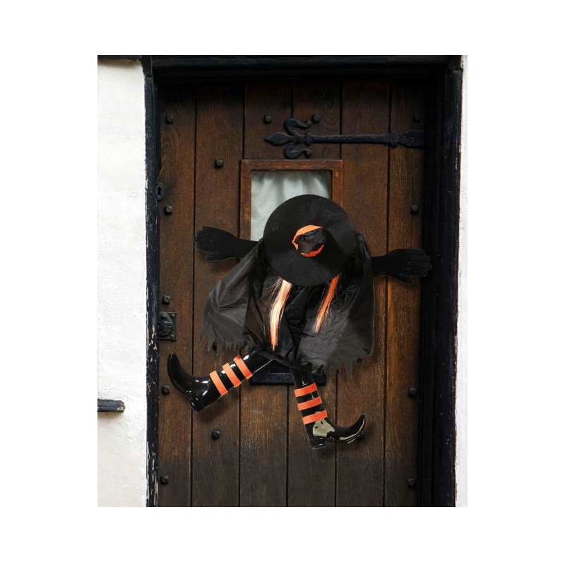 Bruja Colgante Puerta Halloween