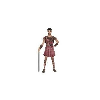 Disfraz de Guerrero Escoces Rojo para Hombre-OFERTA