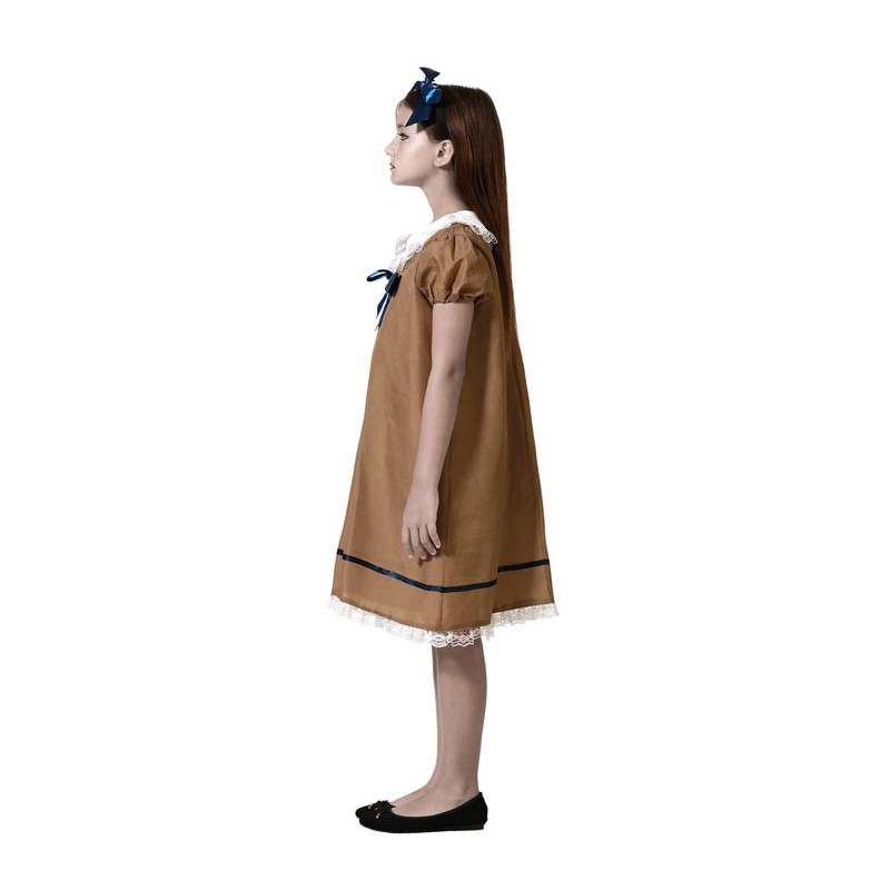 Disfraz de Muñeca Vestido Marrón para Niña