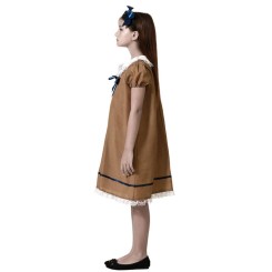 Disfraz de Muñeca Vestido Marrón para Niña