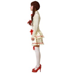 Disfraz Muñeca de Porcelana Beige para Mujer