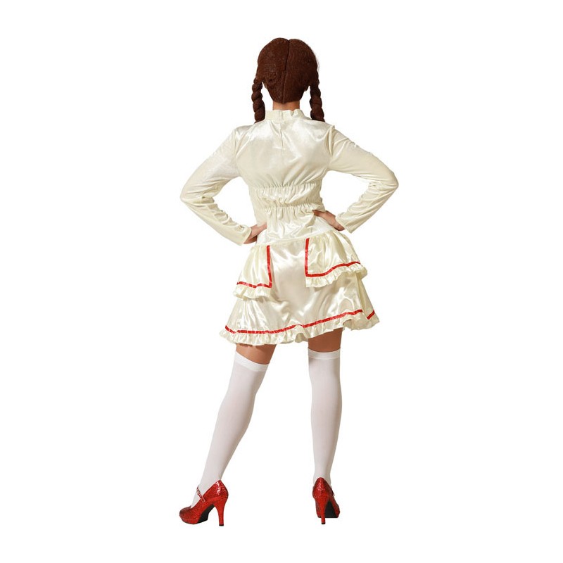 Disfraz Muñeca de Porcelana Beige para Mujer