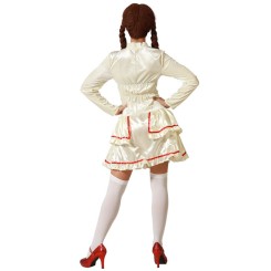 Disfraz Muñeca de Porcelana Beige para Mujer