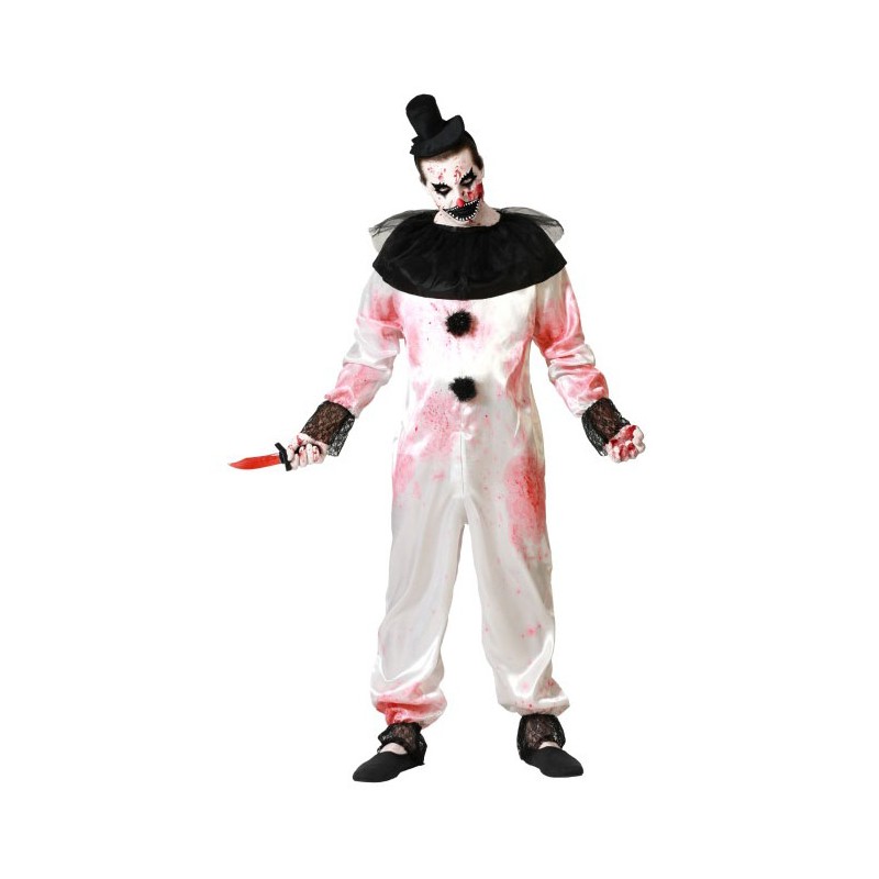 Disfraz de Payaso Blanco para Hombre