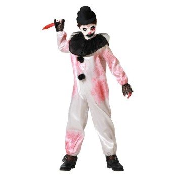 Disfraz de Payaso Blanco para Niño