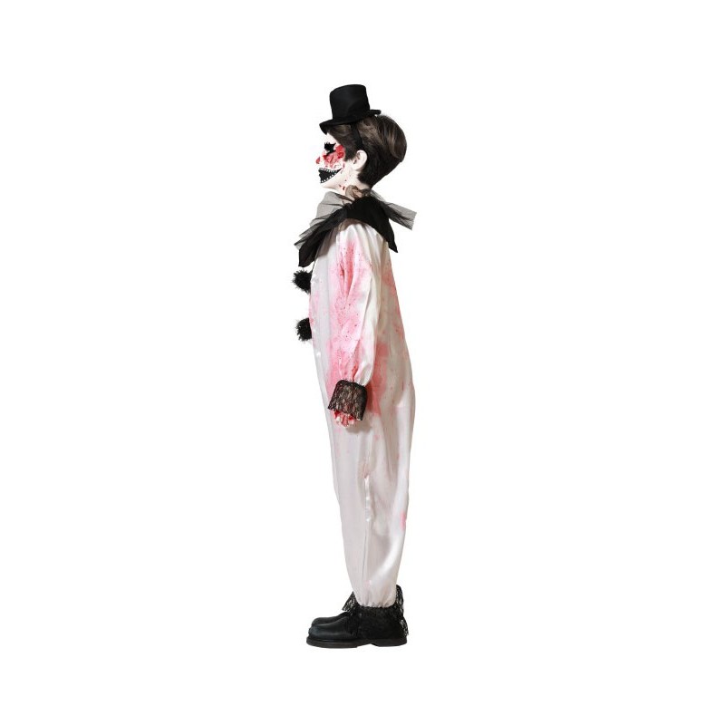 Disfraz de Payaso Blanco para Niño