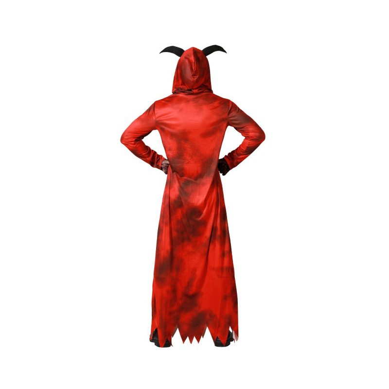 Disfraz de Demonio Túnica Roja para Hombre