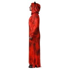Disfraz de Demonio Túnica Roja para Hombre