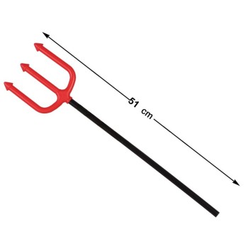 Tridente Rojo 51 cm.