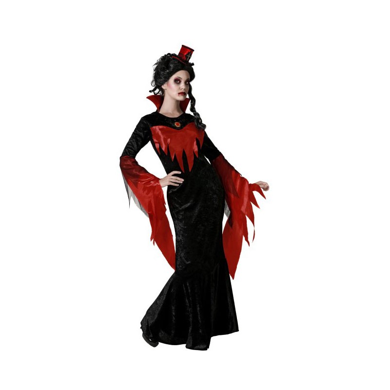 Disfraz de Vampiresa Vestido Negro para Mujer