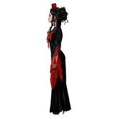 Disfraz de Vampiresa Vestido Negro para Mujer